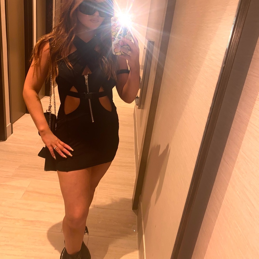 Dolls kill cut out dress